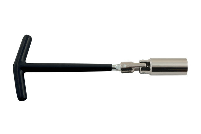 LASER 5908 Spark Plug Socket 18mm Hexagon Profile T-Bar Handle Universal Joint