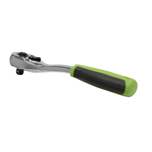 Sealey 1/4" Square Drive Ratchet Wrench Offset Handle 72 Teeth 150mm S01203