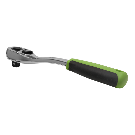 Sealey 1/2" Square Drive Ratchet Wrench Offset Handle 72 Teeth 457mm S01205