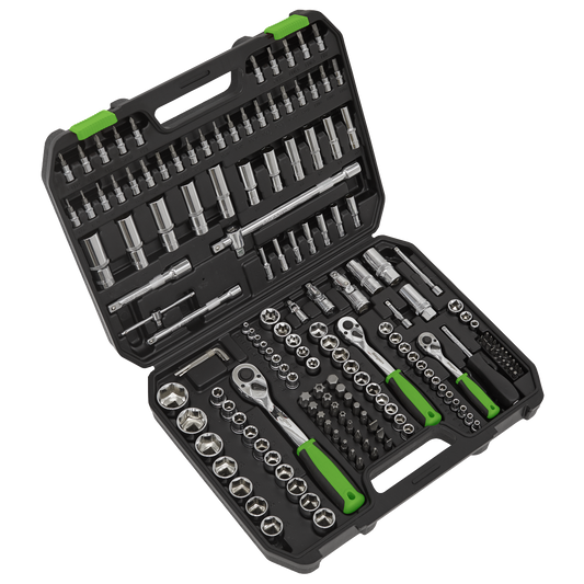 Sealey 1/4" 3/8" 1/2" Square Drive WallDrive Metric Socket Set 171 Pieces S01211