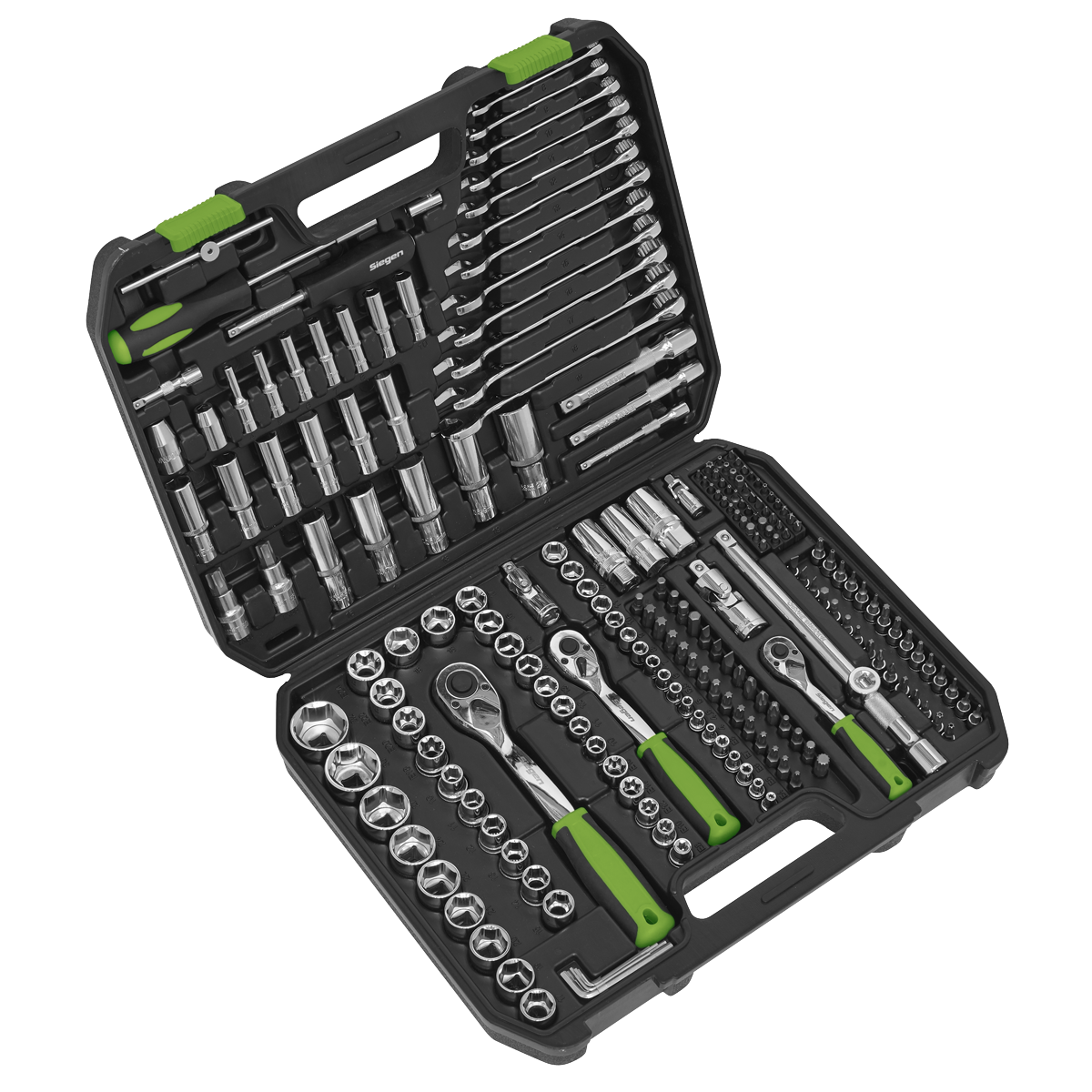 Sealey 1/4" 3/8" 1/2" Square Drive WallDrive Metric Socket Set 219 Pieces S01212