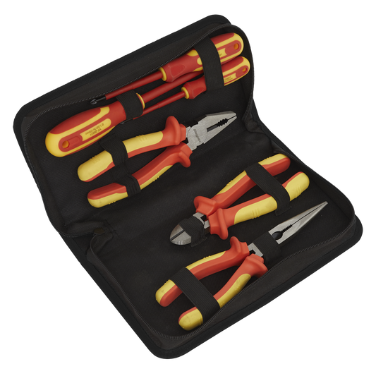 Sealey Electrical VDE Tool Set from Chrome Vanadium Steel 6 Pieces S01218