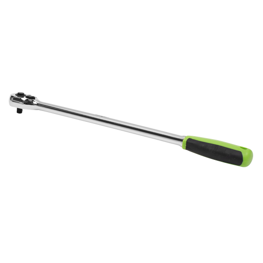 Sealey Ratchet Wrench 1/4" Square Drive Extra Long Flip Reverse 72-Tooth S01256