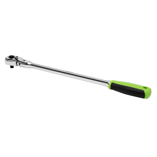 Sealey Ratchet Wrench 1/4" Square Drive Long Flexi Head Flip Reverse S01257
