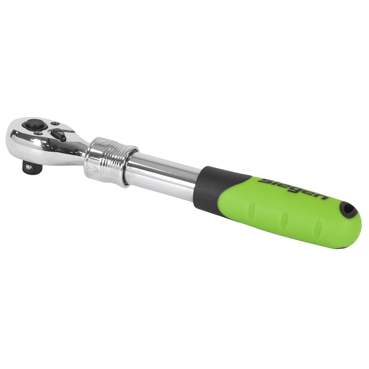 Sealey Siegen Extendable Ratchet Wrench 3/8" Square Drive Chrome Vanadium S01283