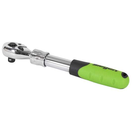 Sealey Siegen Extendable Ratchet Wrench 3/8" Square Drive Chrome Vanadium S01283