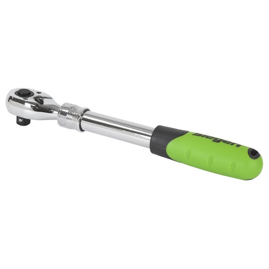 Sealey Siegen Extendable Ratchet Wrench 1/2" Square Drive Chrome Vanadium S01284