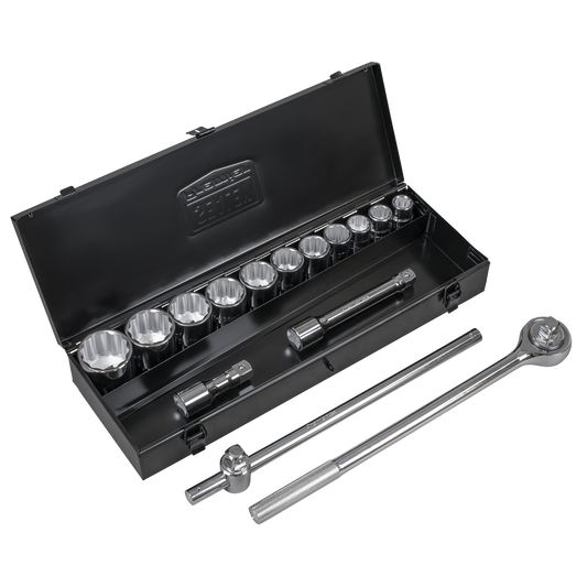 Premier Socket Set 15pc 3/4" Square Drive 12-Point WallDrive Carbon Steel AK2585