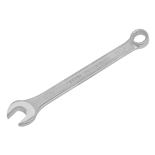 Sealey Combination Spanner Chrome Vanadium Steel Fully Polished Heads 11mm S0411