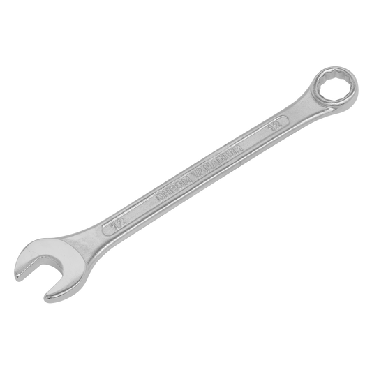 Sealey Combi Spanner 12mm Chrome Vanadium Steel With Polished Heads S0412