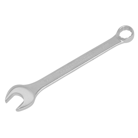 Sealey Combination Spanner Chrome Vanadium Steel Fully Polished Heads 19mm S0419
