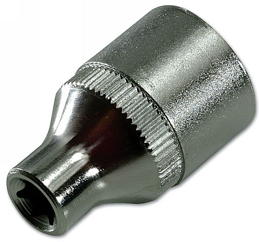 LASER 1531 Socket Wrench Insert 3/8" Drive E4 Spanner Size Chrome Vanadium Steel