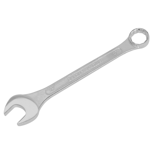 Sealey Combination Spanner Chrome Vanadium Steel Fully Polished Heads 27mm S0427