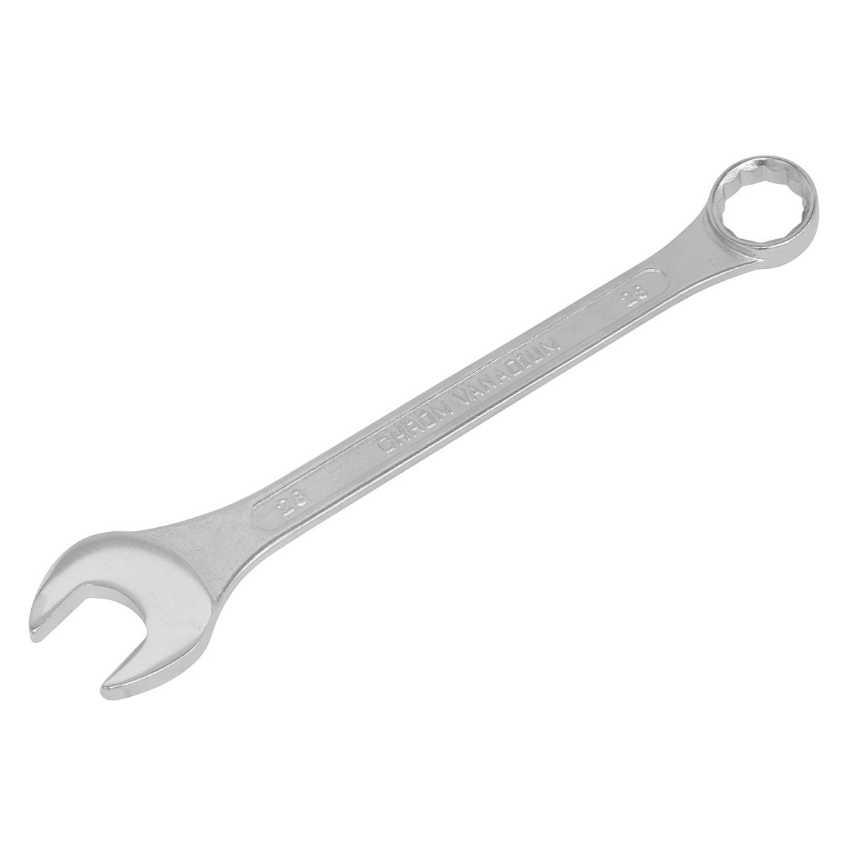 Sealey Combination Spanner Chrome Vanadium Steel Fully Polished Heads 28mm S0428