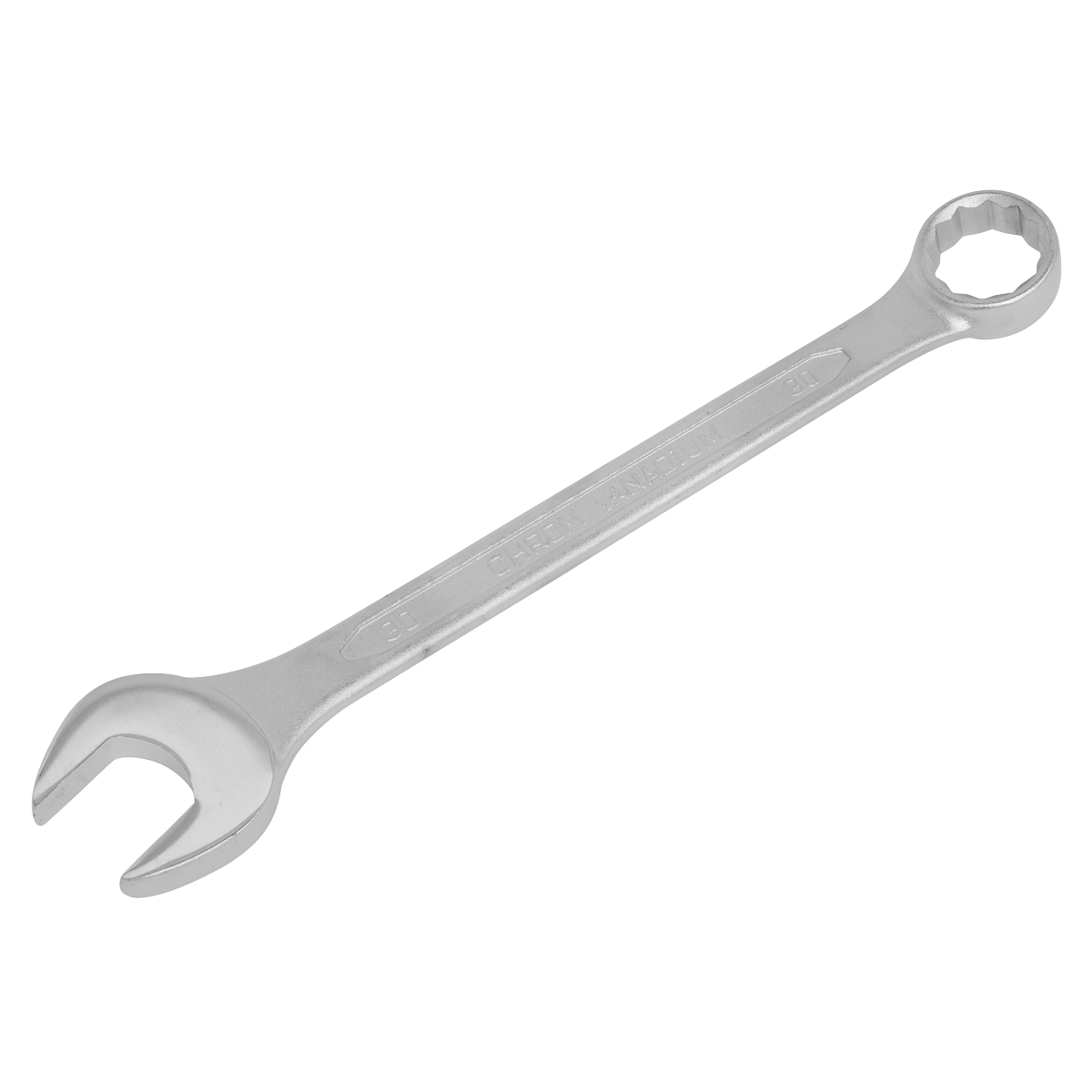 Sealey Combination Spanner Chrome Vanadium Steel Fully Polished Heads 30mm S0430