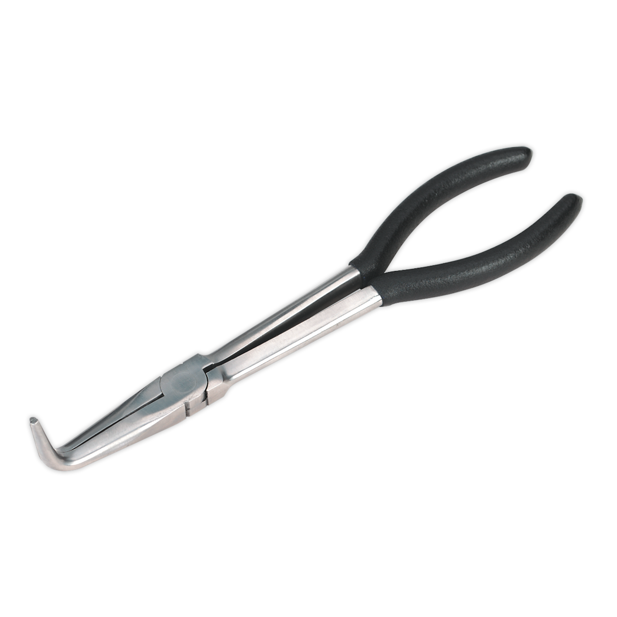 Sealey Needle Nose Pliers 275mm 90° Angle Nose Fully Polished Finish Tool S0435