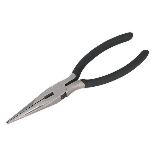 Sealey Long Nose Pliers With Non-Slip Foam Cushion Grip Handles 150mm S0442