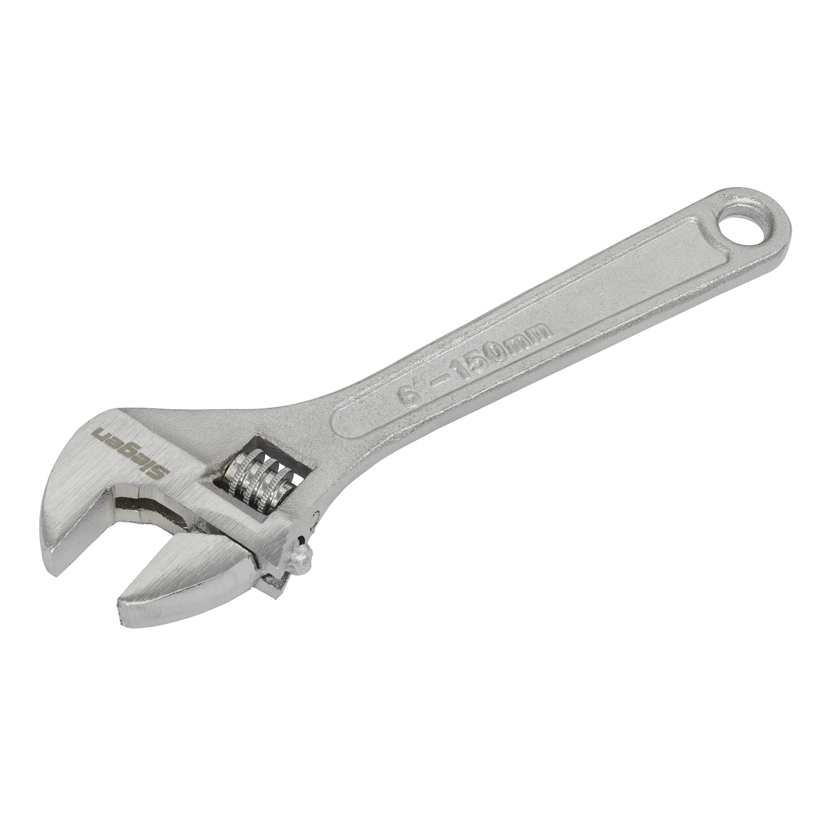 Sealey 150mm Adjustable Wrench Slim Raised Lip Style Handle & Hanging Hole S0450