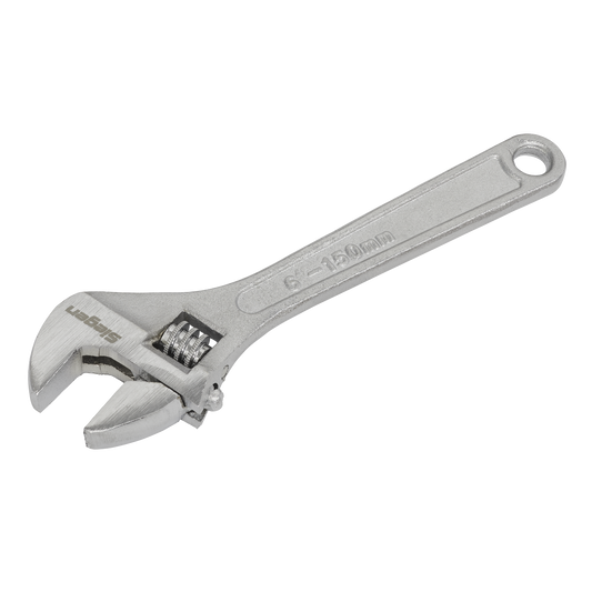 Sealey 150mm Adjustable Wrench Slim Raised Lip Style Handle & Hanging Hole S0450