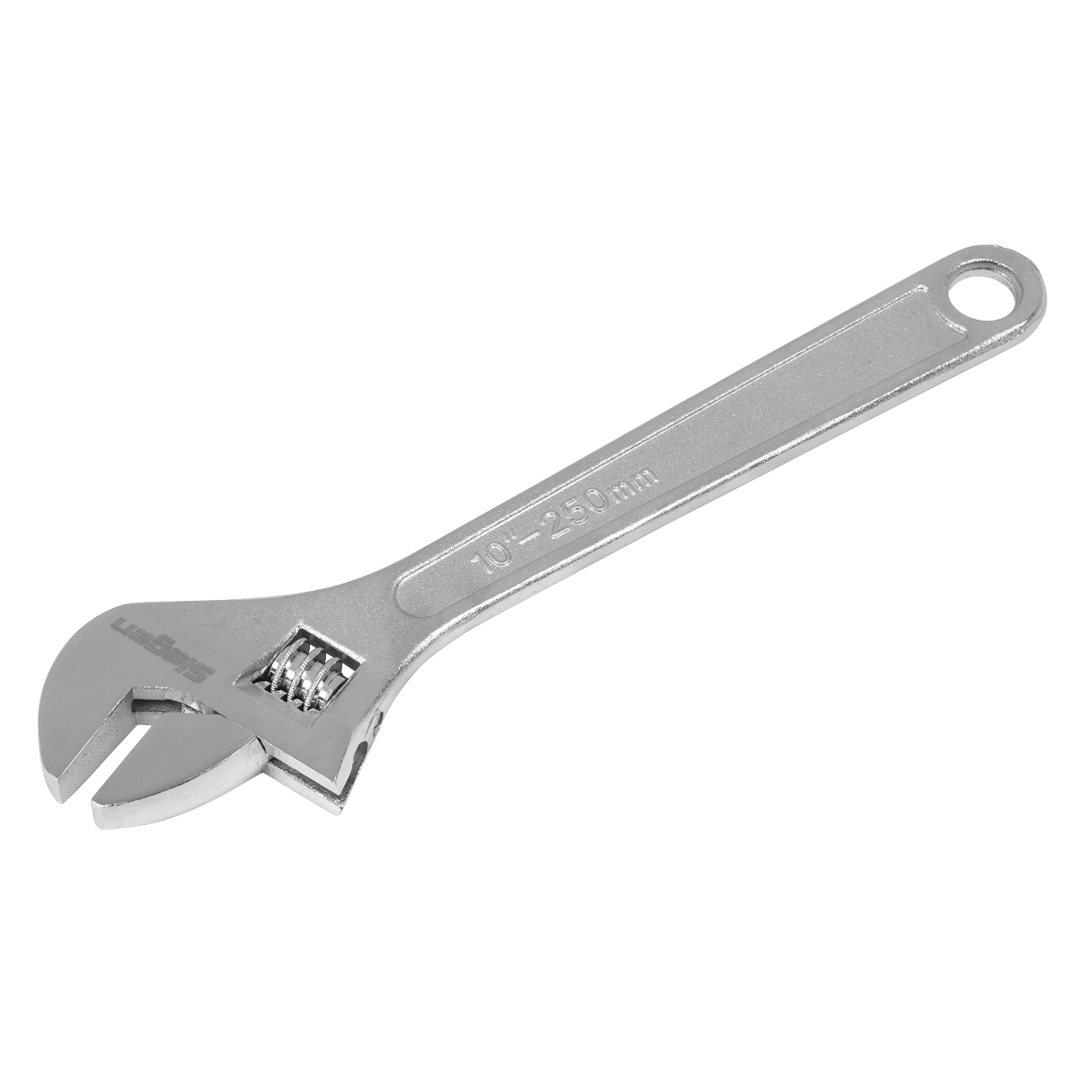 Sealey 250mm Adjustable Wrench Hand Tool Hardened & Heat Treated Steel S0452