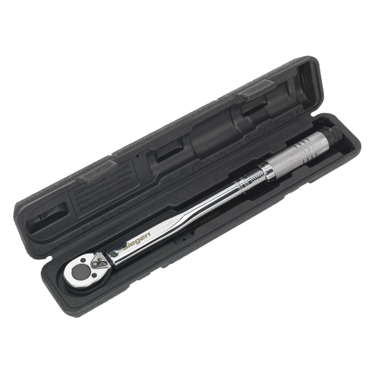 Sealey Torque Wrench 3/8" Square Drive Fully Hardened & Tempered Hand Tool S0455