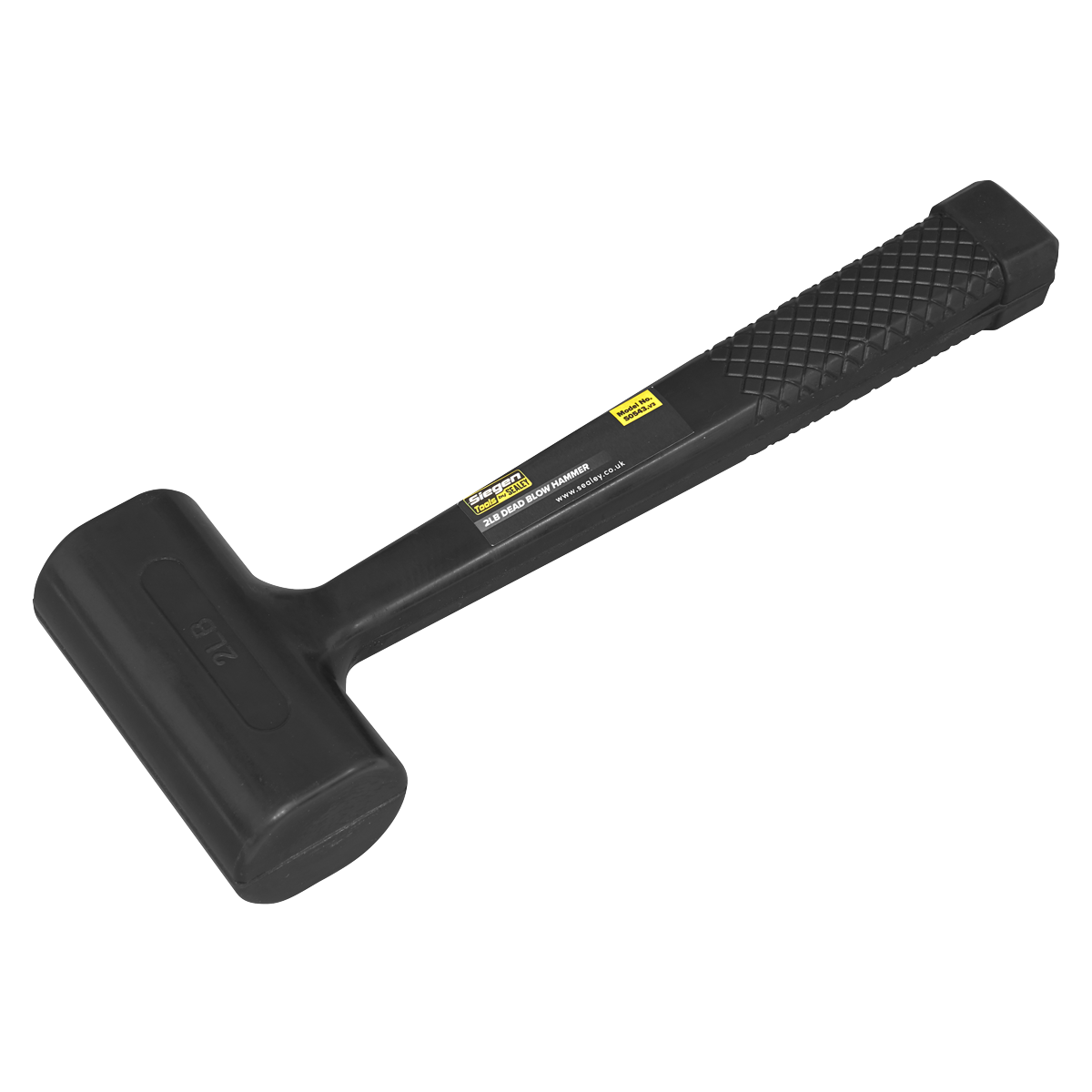 Sealey Dead Blow Hammer With Shot-Loaded Head Blows Without Rebound 2lb S0543