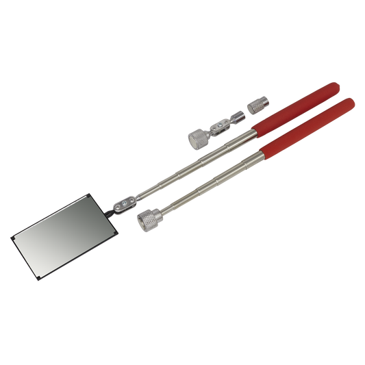 Sealey Magnetic Pick-Up & Inspection Tool Kit With Textured Grip 4 Pieces S0556