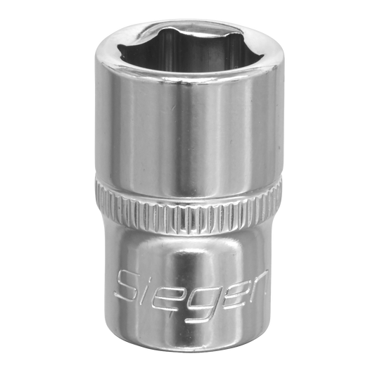 Sealey 3/8" Square Drive WallDrive Socket 12mm Carbon Steel Chrome Plated S0579
