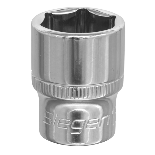 Sealey WallDrive Socket Tool 16mm 3/8" Square Drive Chrome Vanadium Steel S0583