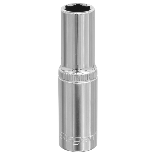 Sealey WallDrive Socket 10mm Deep 3/8" Square Drive Chrome Vanadium Steel S0588