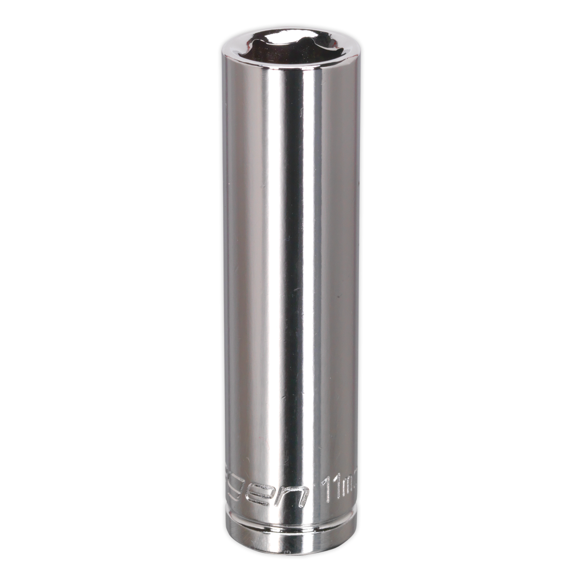 Sealey WallDrive Socket Tool 11mm Deep 3/8" Square Drive - Chrome Plated S0589