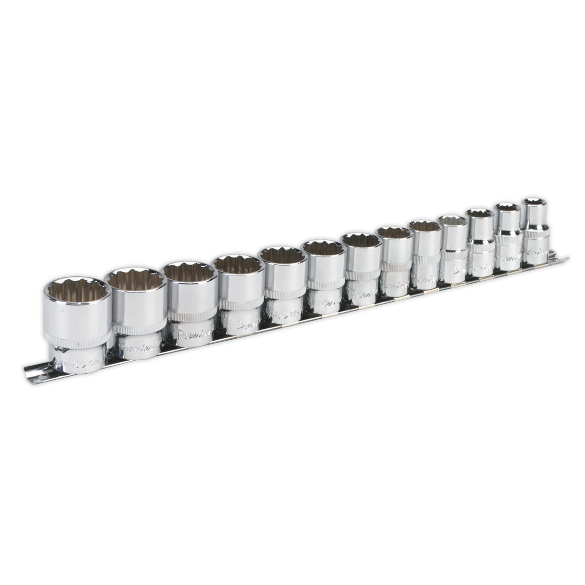 Sealey Socket Set 13pc 1/2" Square Drive 12 Point WallDrive Imperial AK2674