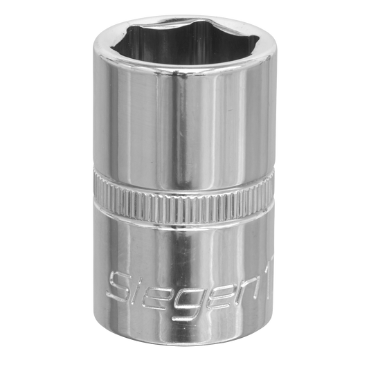 Sealey 17mm 1/2" Square Drive WallDrive Socket Tool Chrome Vanadium Steel S0655