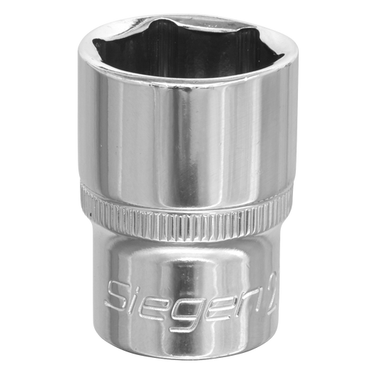 Sealey WallDrive Socket 21mm 1/2" Drive Chrome Plated Mirror Finished S0658