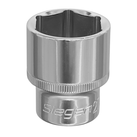 Sealey 27mm 1/2" Drive WallDrive Socket Chrome Plated Mirror Finished S0663