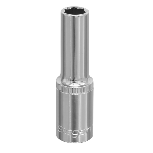 Sealey WallDrive Socket 11mm Deep 1/2" Square Drive Chrome Vanadium Steel S0667
