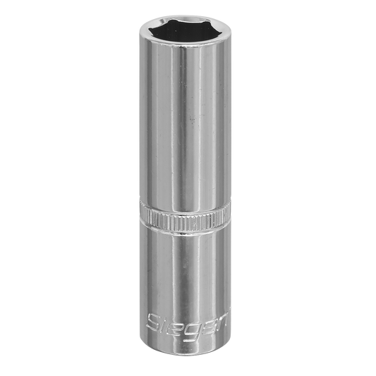 Sealey WallDrive Socket 15mm Deep 1/2" Square Drive Chrome Vanadium Steel S0671