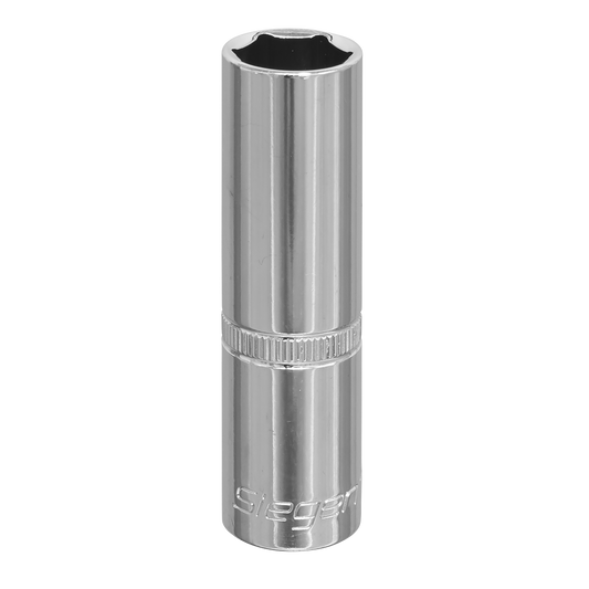 Sealey WallDrive Socket 16mm Deep 1/2" Square Drive Chrome Vanadium Steel S0672
