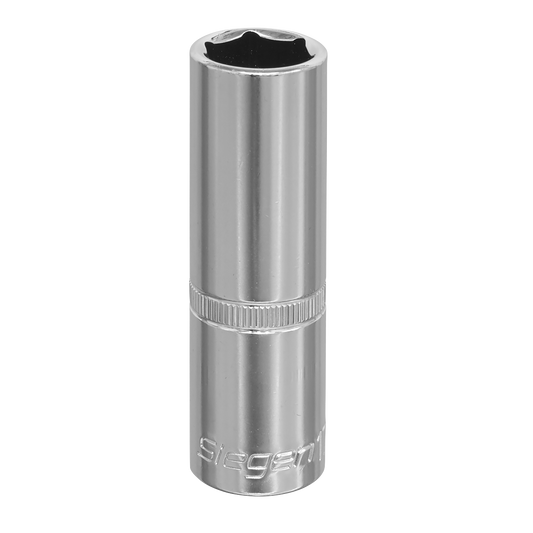 Sealey WallDrive Socket 17mm Deep 1/2" Square Drive Chrome Vanadium Steel S0673