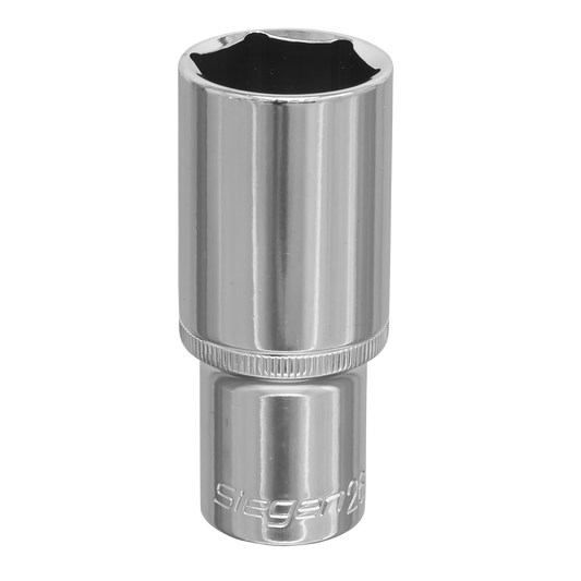 Sealey WallDrive Socket 26mm Deep 1/2" Square Drive Chrome Vanadium Steel S0680