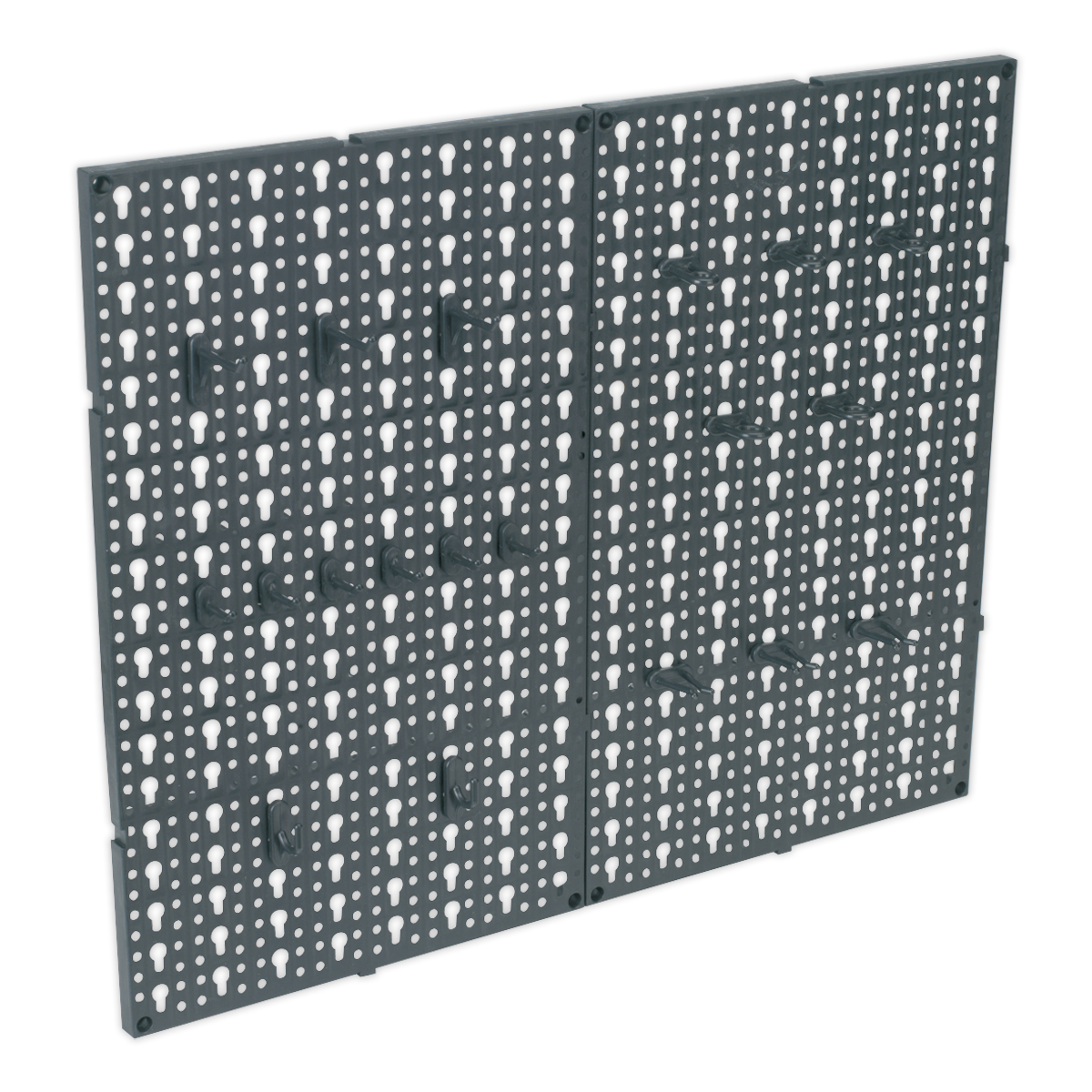 Sealey Composite Pegboard Set Wall Mountable 2 Pieces 495 x 305mm S0765