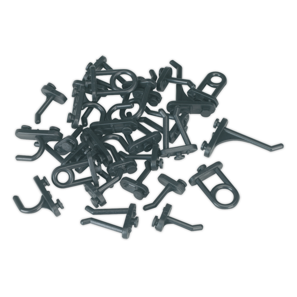 Sealey Hook Assortment For Composite Pegboard Suitable For S0765 30pc S0766