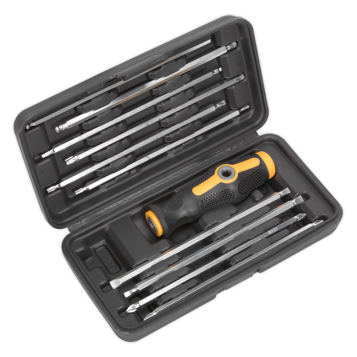 Sealey Screwdriver Set 20-In-1 Case 2-Position Driver Handle Soft Grip S0777