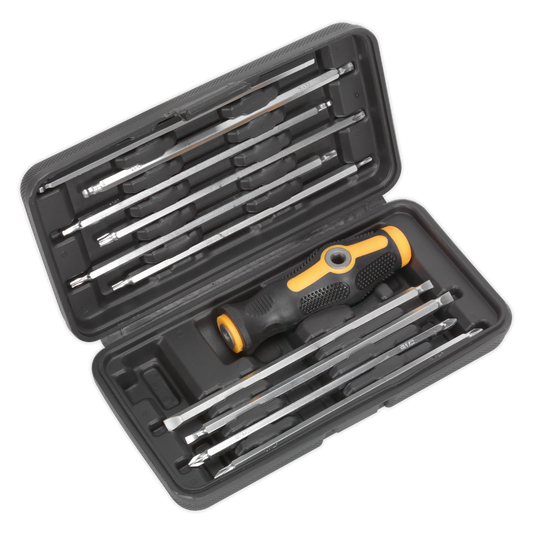 Sealey Screwdriver Set 20-In-1 Case 2-Position Driver Handle Soft Grip S0777