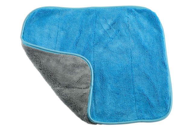 LASER 5988 Microfibre Polishing Cloth 450mm x 380mm Deep Pile Satin Edged