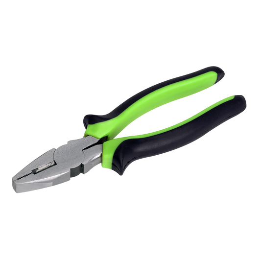 Sealey Combination Pliers Comfort Grip Fully Chromed Polished Jaw 200mm S0815
