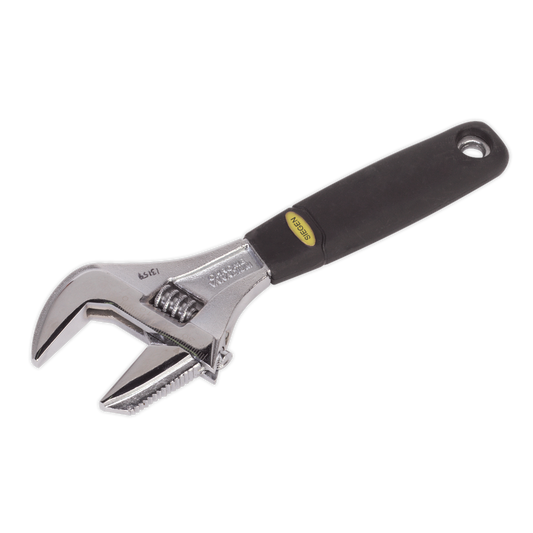 Sealey 200mm Adjustable Wrench With Extra Wide Jaw Capacity: 40mm S0854