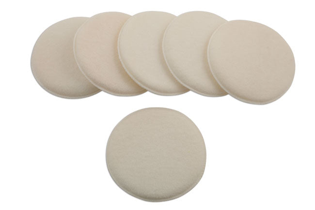 LASER 5993 Polish Applicator Pads 6pc Soft Lint-Free Foam For Car Detailing