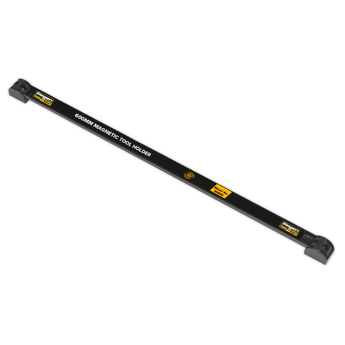 Sealey Tool Holder Magnetic 600mm Wall or Toolbox Mounting - Black S0906