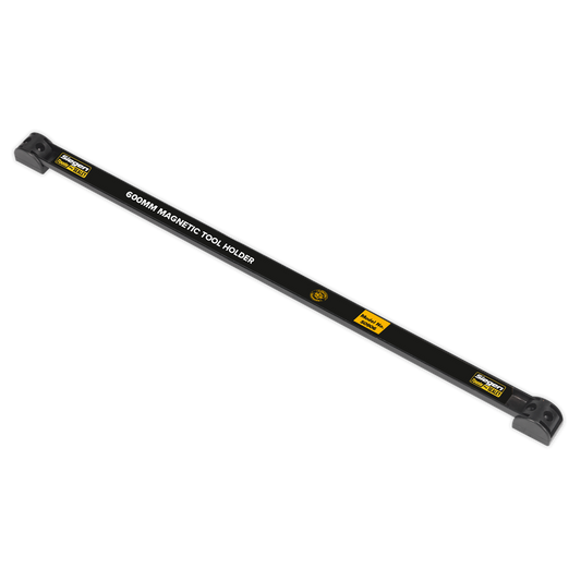 Sealey Tool Holder Magnetic 600mm Wall or Toolbox Mounting - Black S0906